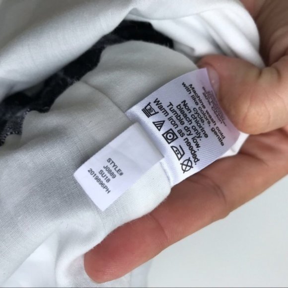 J. Crew Factory Gingham Scalloped Sidewalk Skirt - Picture 12 of 12